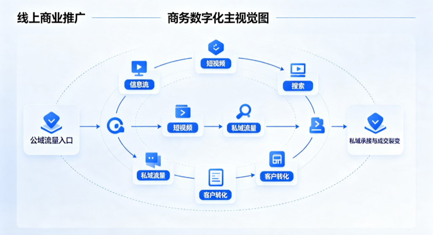 锡林郭勒盟线上商业推广怎么做？全域流量闭环搭建与低成本转化实战指南